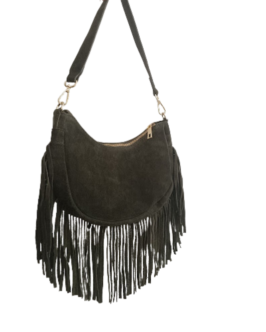 Bolso de Ante Verde Oliva