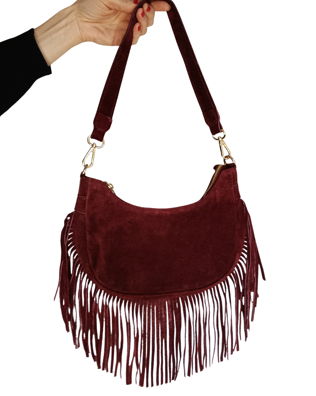 Bolso de Ante Burdeos