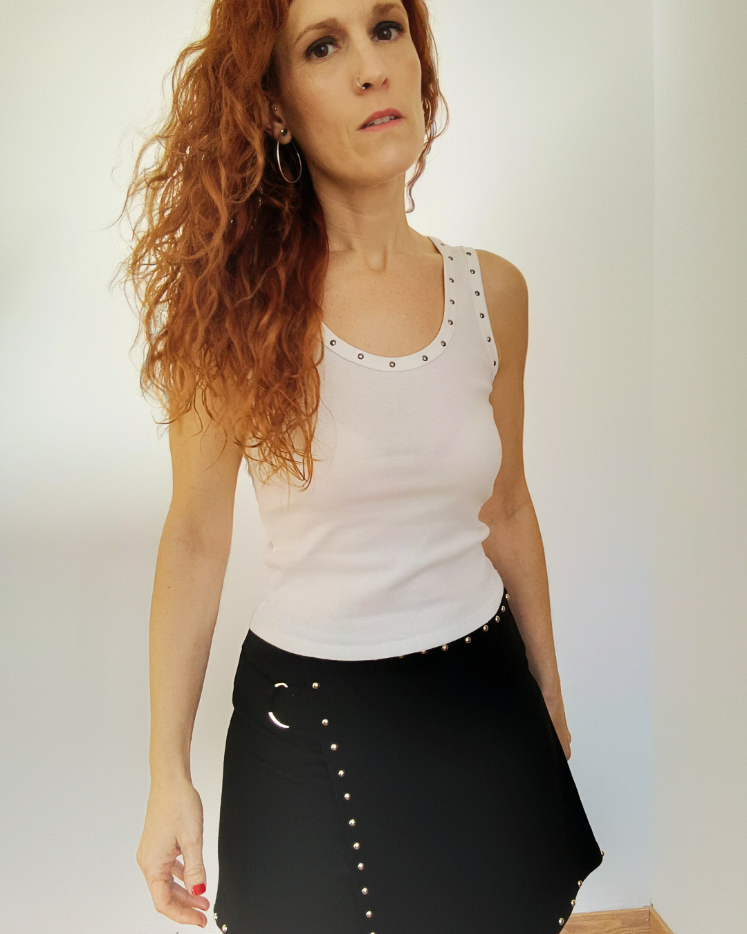 Falda - pantalón Negro