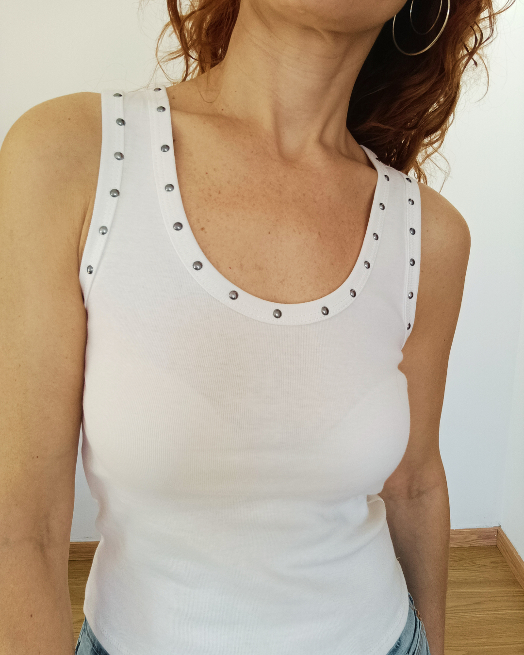 Camiseta Tachuelas Blanca