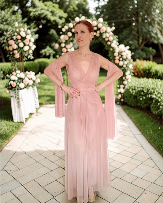 Vestido Afrodita Rosa palo