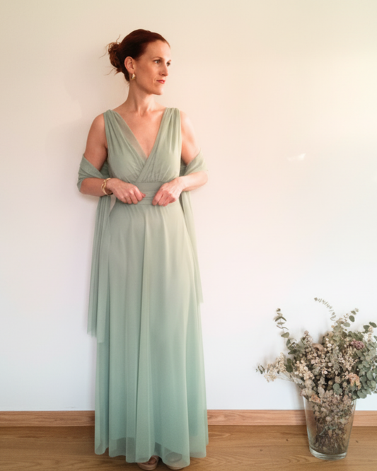 Vestido Afrodita Verde Mint
