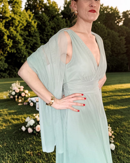 Chal Tulle Verde Mint