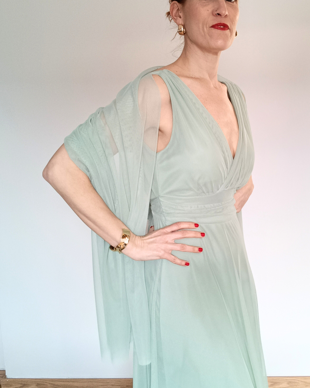 Chal Tulle Verde Mint