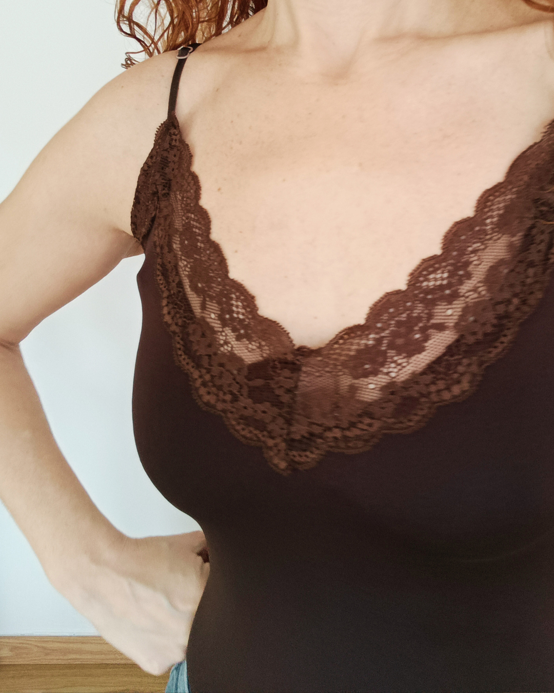 Body Lace Desire Marrón