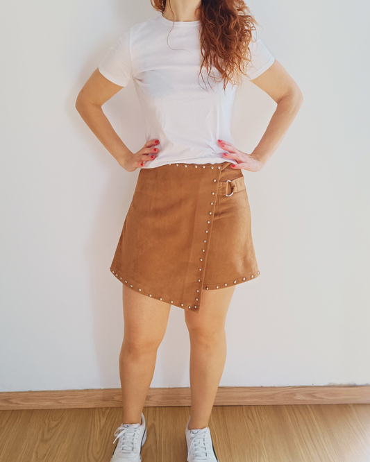 Falda - pantalón Banff Color Camel