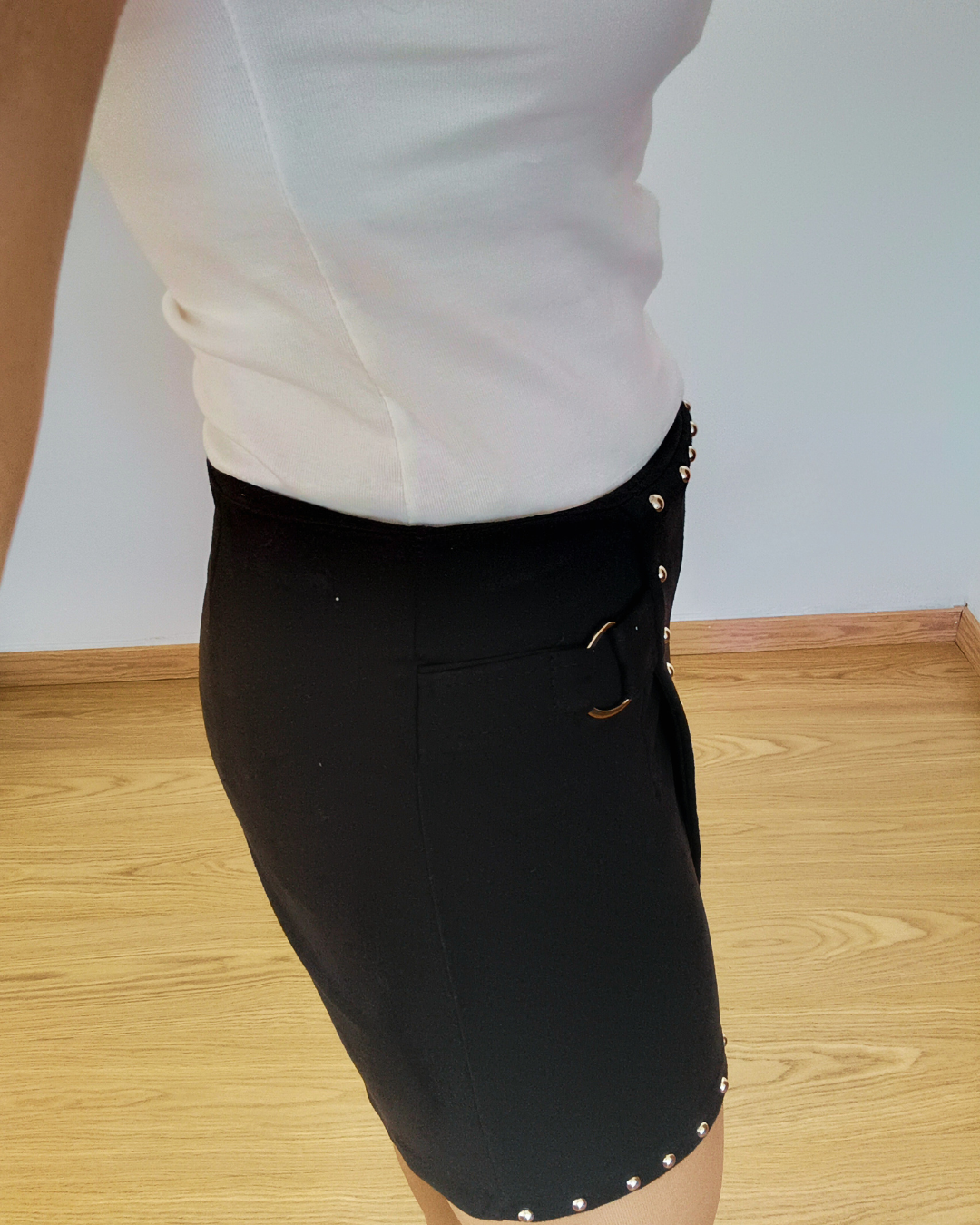 Falda - pantalón Negro