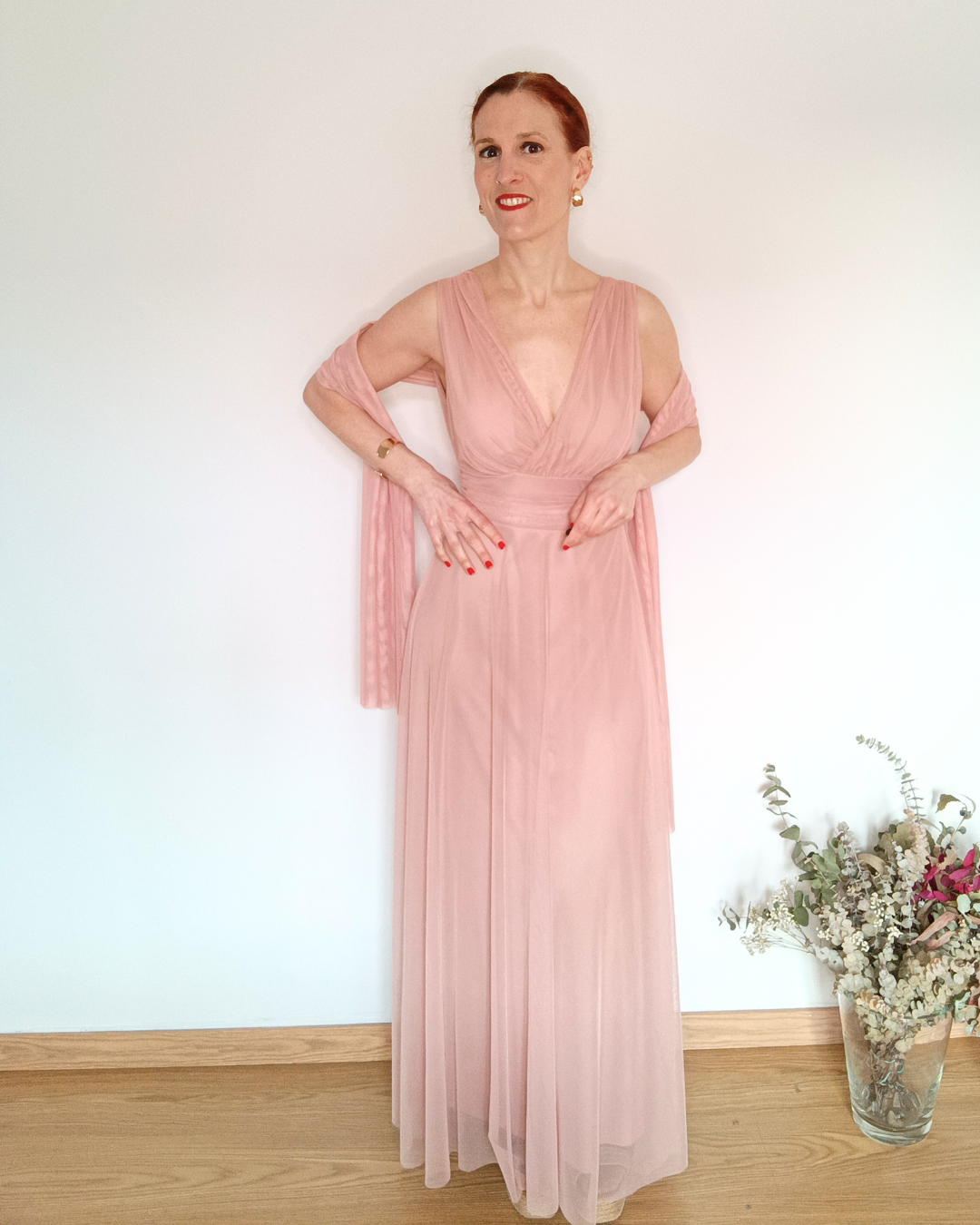 Vestido Afrodita Rosa palo