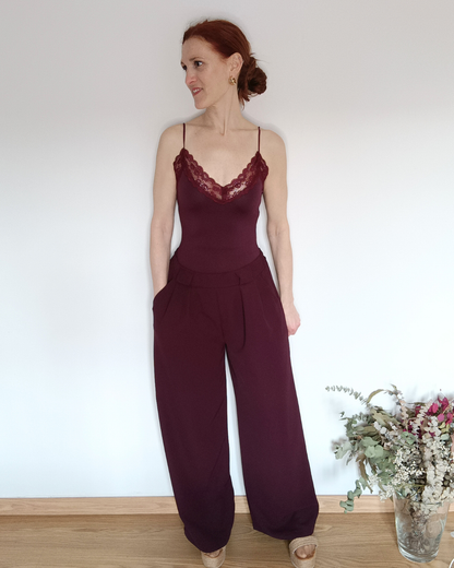 Pantalón Halley Burdeos